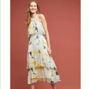 Anthro Tiered Maxi Dress